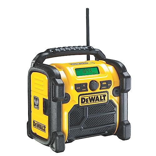 DEWALT DCR020-GB XR Compact FM/DAB and Site Radio - 24 x 24.5 cm, 2.8 kg