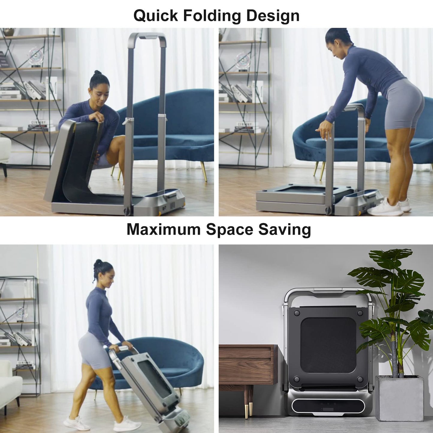 WalkingPad R2 Treadmill, Walking Pad Foldable 44 cm x 120 cm