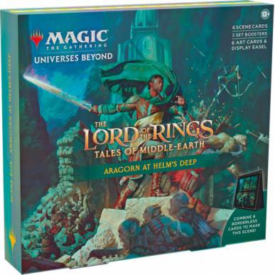 The Lord of the Rings: Tales of Middle-earth Scene Box Aragorn at Helm's Deep (ENG)