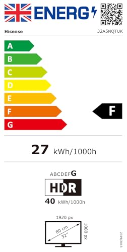 Hisense 32 inch Full HD QLED Smart TV 32A5NQTUK