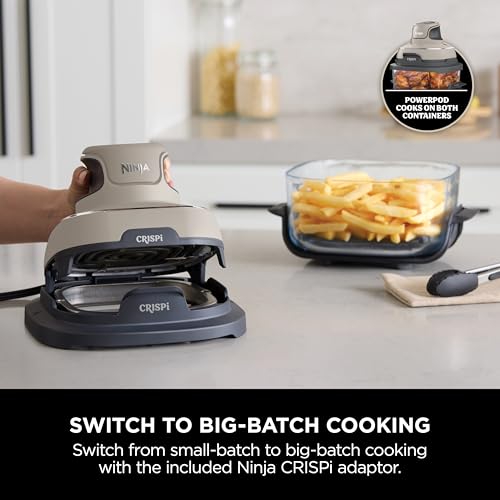 Ninja CRISPi Portable Air Fryer, 3.8L, 4-in-1: Air Fry, Roast, Keep Warm, Recrisp