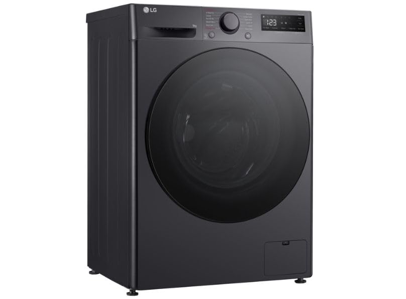 TurboWash™ 9kg Washing Machine with 1200 rpm, Steam™, AI DD™, A Energy Rated in Slate Grey