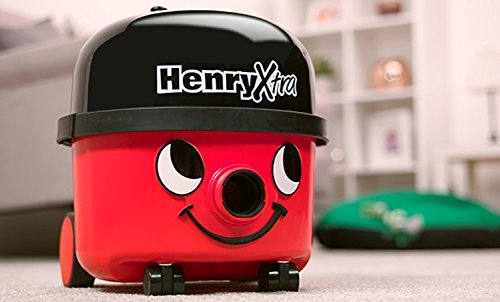 Henry Xtra Bagged Cylinder Vacuum, 9 Litre, 620 Watt, Red