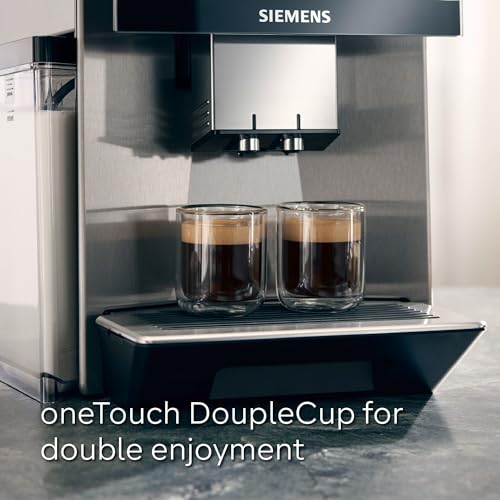 SIEMENS EQ900 Plus Fully Automatic Bean to Cup Coffee Machine, 6.8" Touch Screen Display