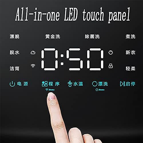 UPIKIT Wall-Mounted Mini Drum Washing Machine, 3kg Capacity, Front Load, Full-Automatic, White, High Efficiency