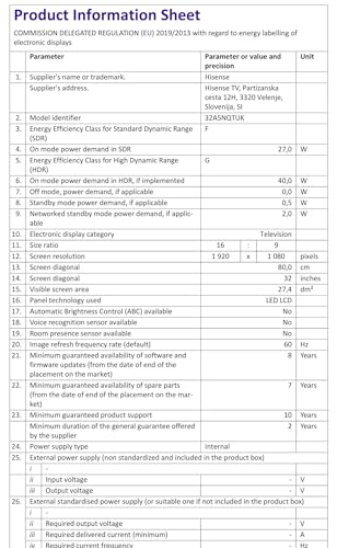 Hisense 32 inch Full HD QLED Smart TV 32A5NQTUK