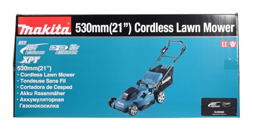 Makita DLM538Z Twin 18V (36V) Li-ion LXT 530mm Lawnmower – Batteries and Charger Not Included