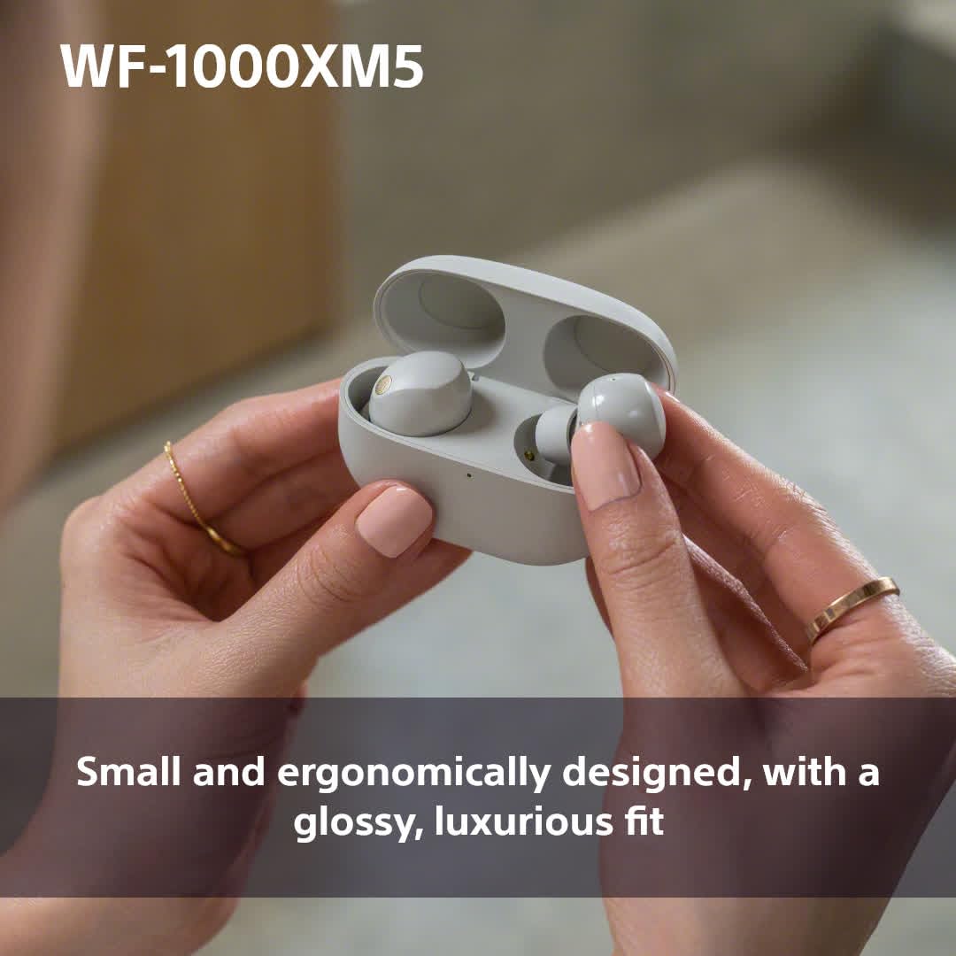 Sony WF-1000XM5 Wireless Noise Cancelling Earbuds, Bluetooth, In-ear Headphones, Mic