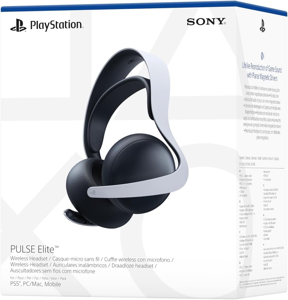 PlayStation Sony, Casque-Micro sans Fil Pulse Elite 5, PC et Mac