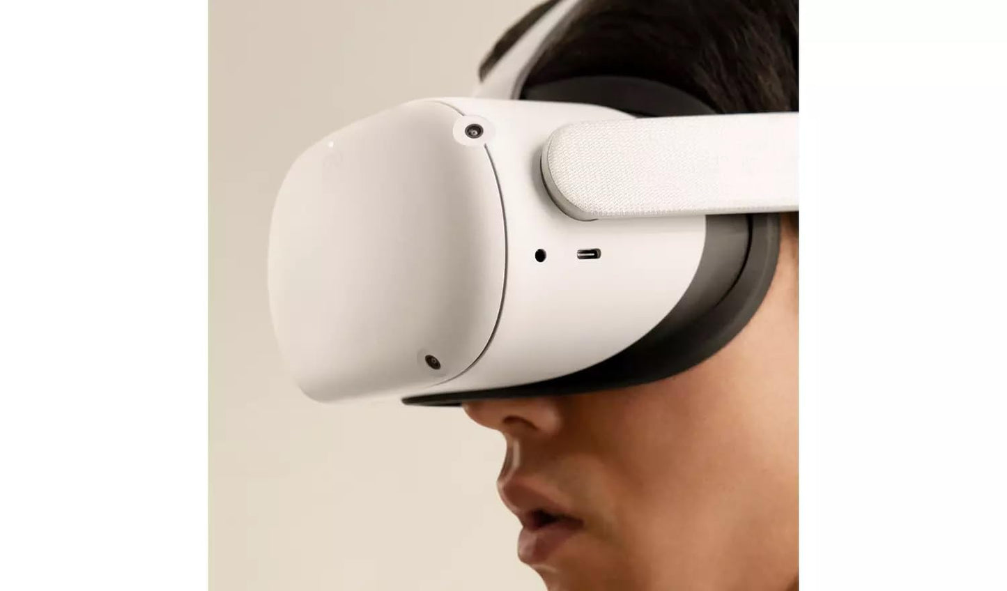 Meta Quest 2 - Advanced All-In-One VR Headset - 128 GB for Personal Computer, white