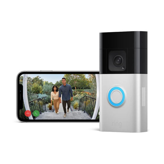 Ring Battery Video Doorbell Plus (Newest gen) | DIY Wireless Video Doorbell Camera