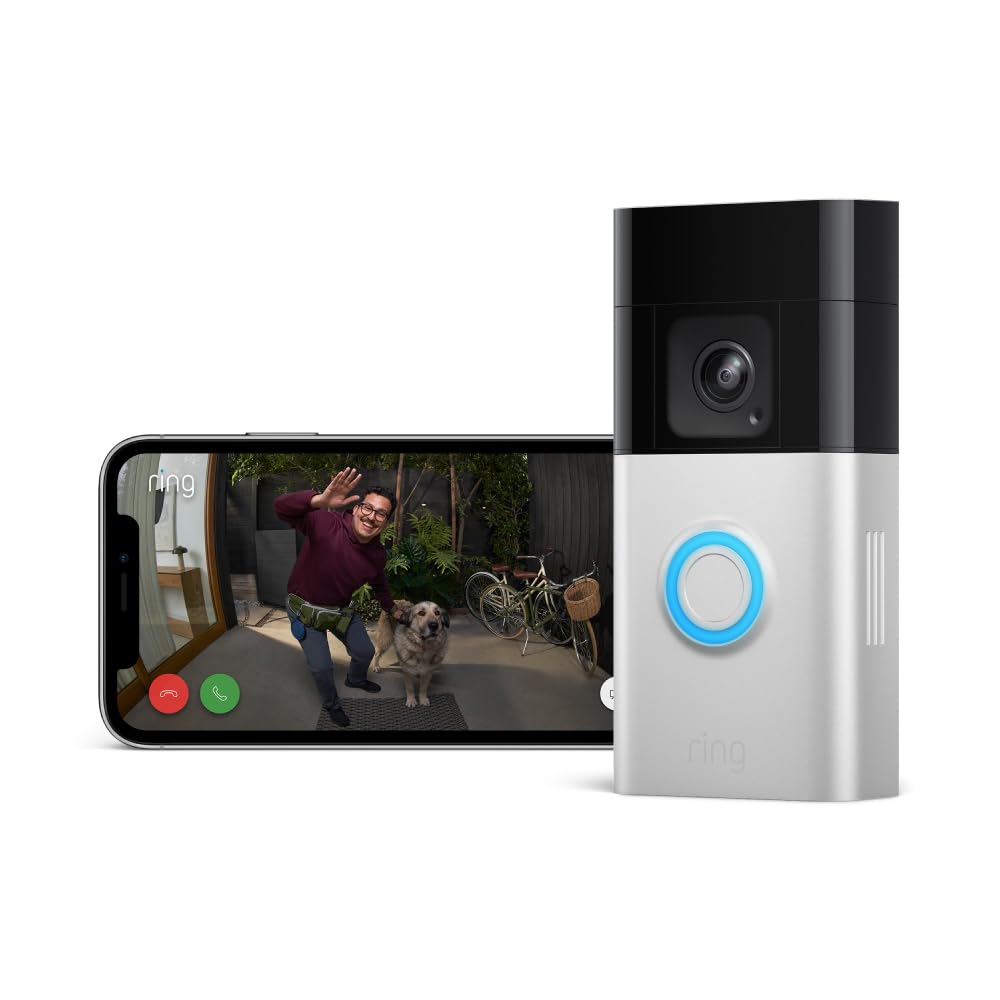 Ring Battery Video Doorbell Pro | Wireless Video Doorbell Security Camera