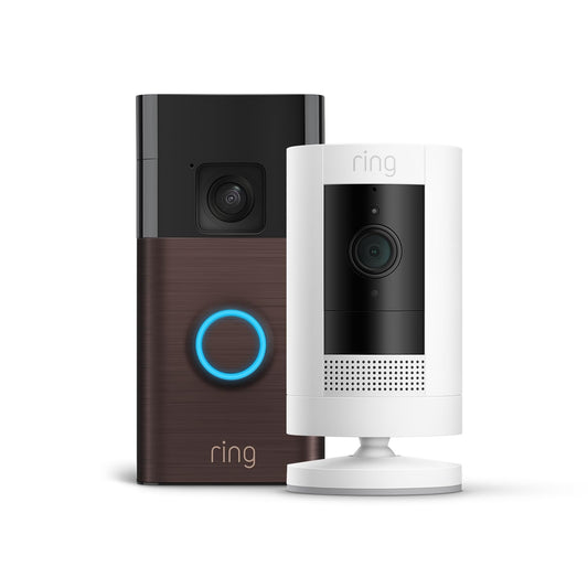 Ring Battery Video Doorbell + Ring Outdoor Camera Battery