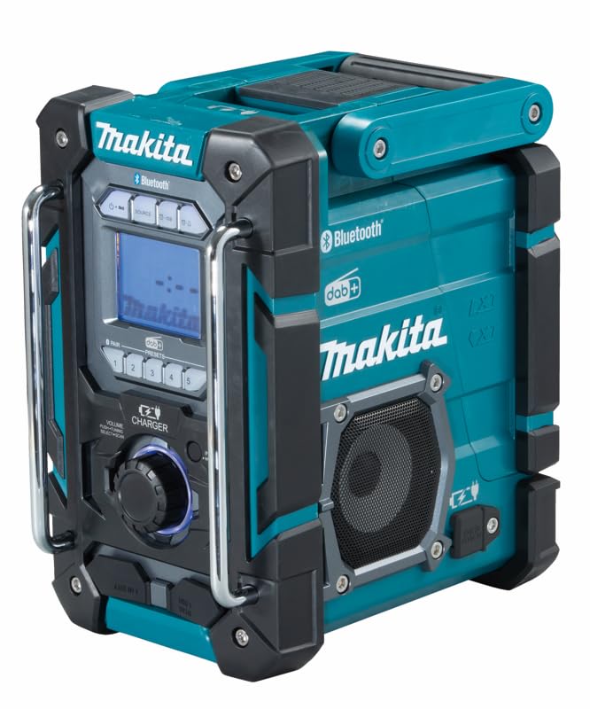 Makita DMR301 DAB/DAB+ Job Site Radio with Bluetooth – Batteries and Charger Not Included