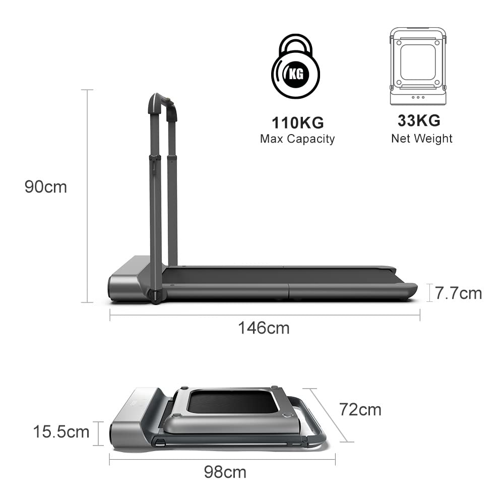WalkingPad R1 Pro Folding Treadmill, 2 in 1 Walking and Running Treadmills for Home