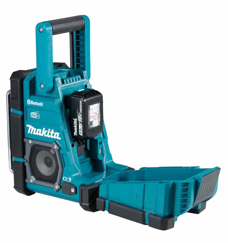 Makita DMR301 DAB/DAB+ Job Site Radio with Bluetooth – Batteries and Charger Not Included