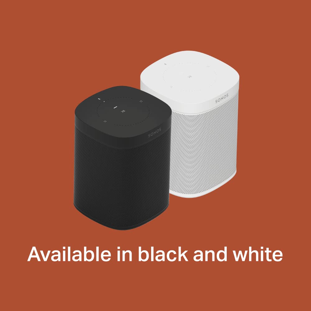 Sonos One (Gen 2) - The powerful Smart Speaker with Amazon Alexa Built-in, Black