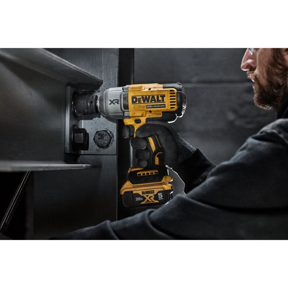 DEWALT 20V MAX Cordless Impact Wrench Kit, 20V MAX, 1/2" Hog Ring