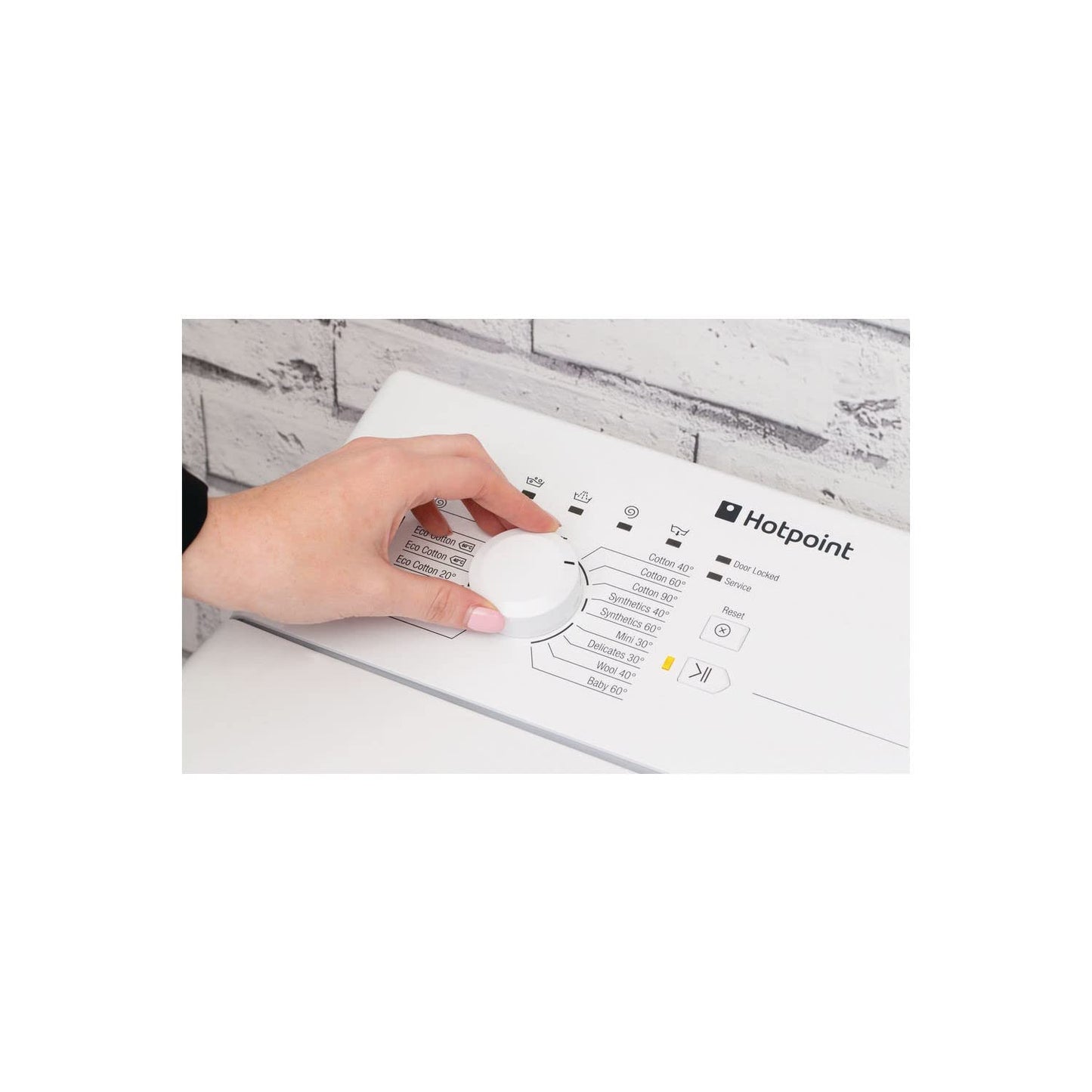 Hotpoint Top Loader 7kg WMTF 722U UK N Washing Machine, White