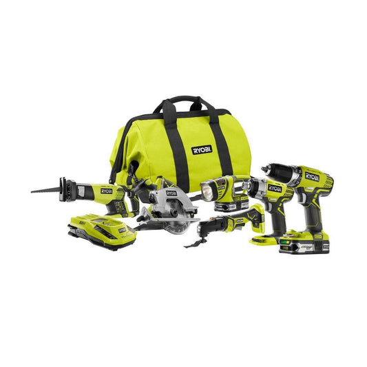Ryobi 18-Volt ONE+ Lithium-Ion Ultimate Combo Power Tool Kit (6-Tool) - Model: P884 by Ryobi