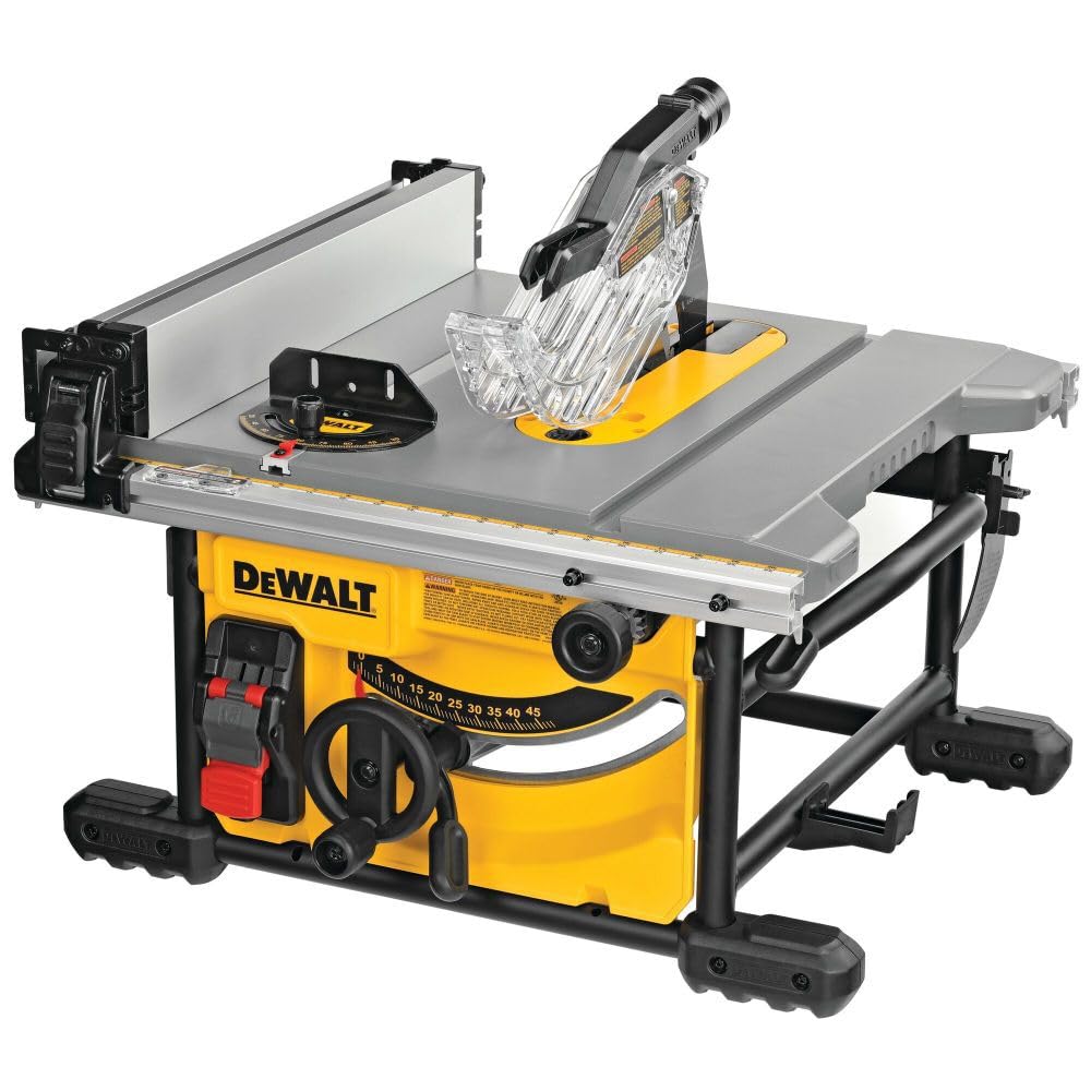 DEWALT Table Saw for Jobsite, Compact, 8-1/4-Inch (DWE7485)