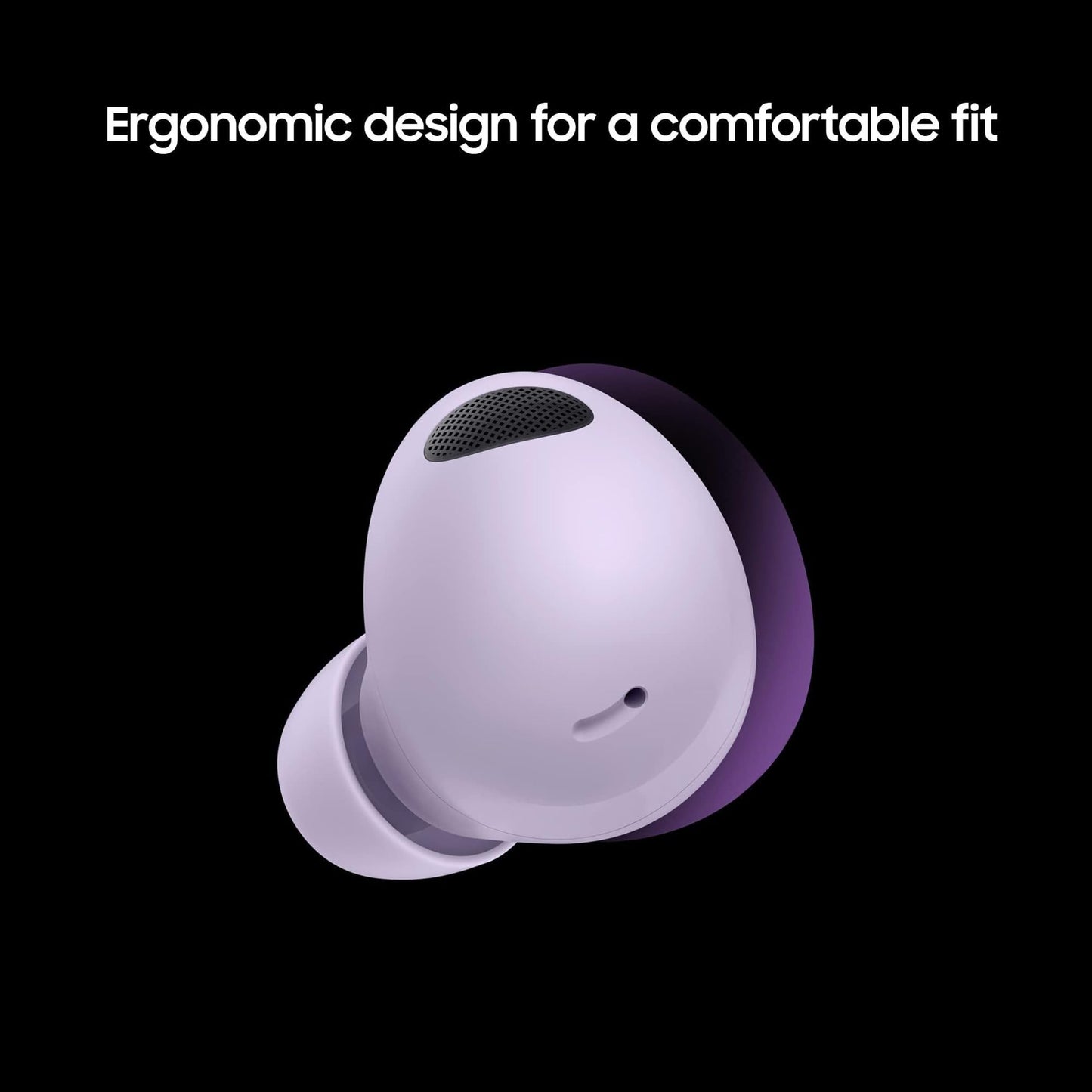 Samsung Galaxy Buds2 Pro Wireless Earphones, 2 Year Extended Manufacturer Warranty, Bora Purple (UK Version)