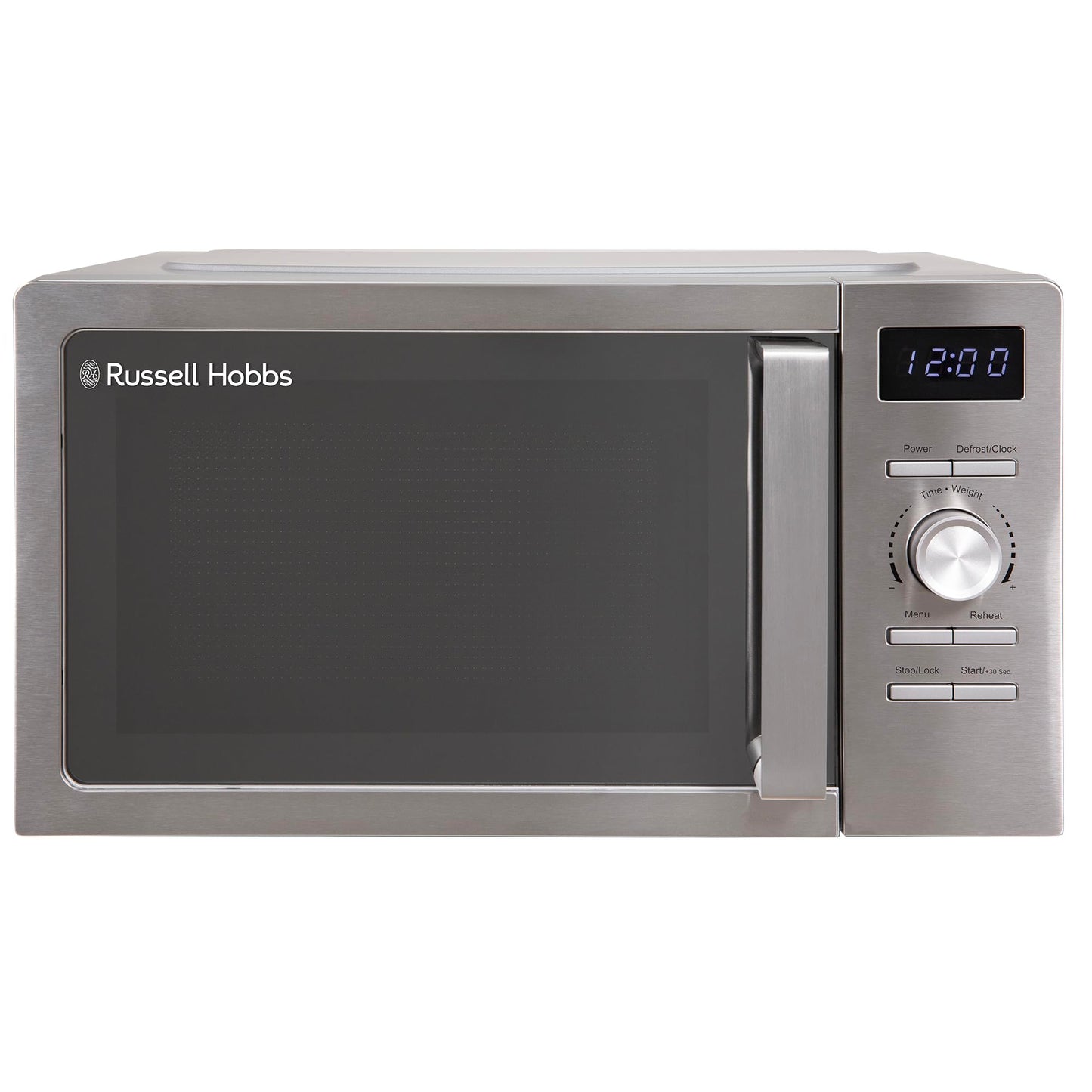 Russell Hobbs Stainless Steel Digital Microwave 20 Litre 800W Solo Digital with 5 Power Levels