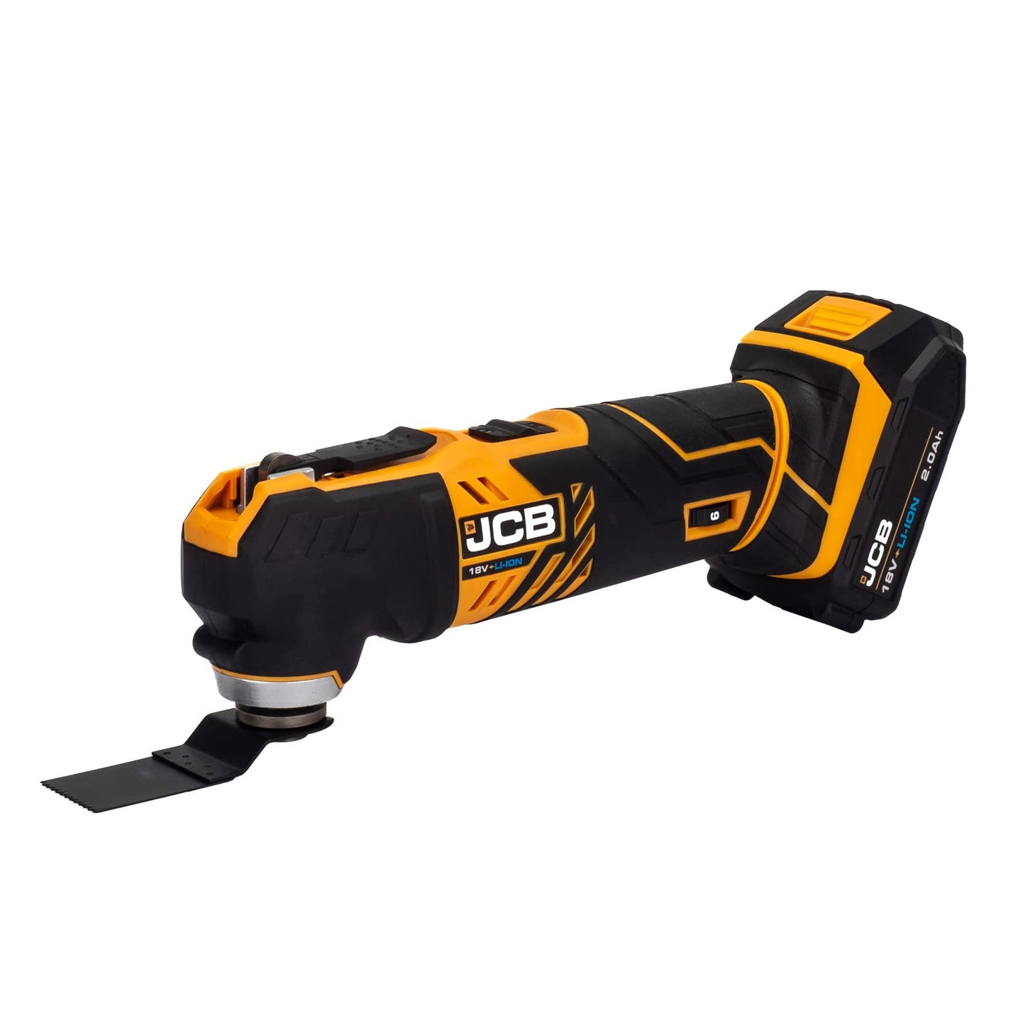 JCB 18V Cordless Combi Drill & Multi Tool, 2X 2.0Ah Battery, Fast Charger, 20" Power Tool Kit Bag