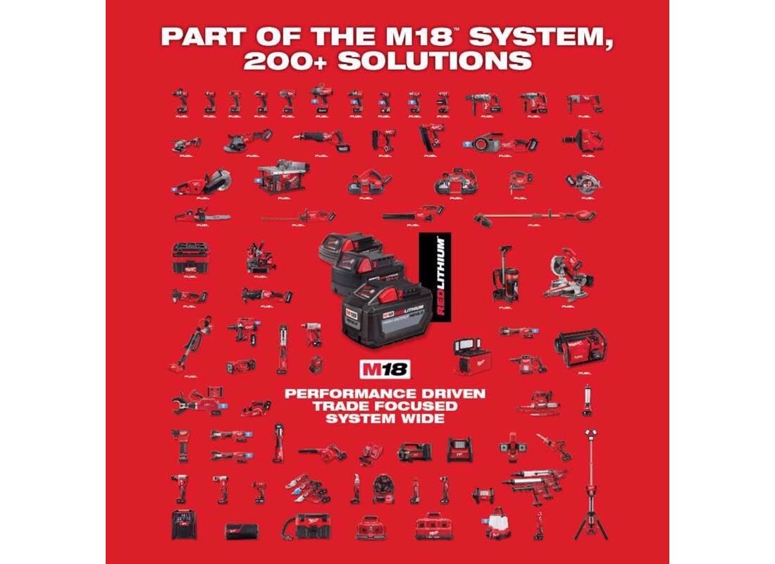 Milwaukee 2626-20 M18 18V Lithium Ion Cordless 18,000 OPM Orbiting Multi Tool
