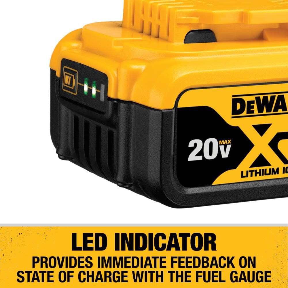 DEWALT 20V MAX Battery Starter Kit with 2 Batteries, 5.0Ah (DCB205-2CK)