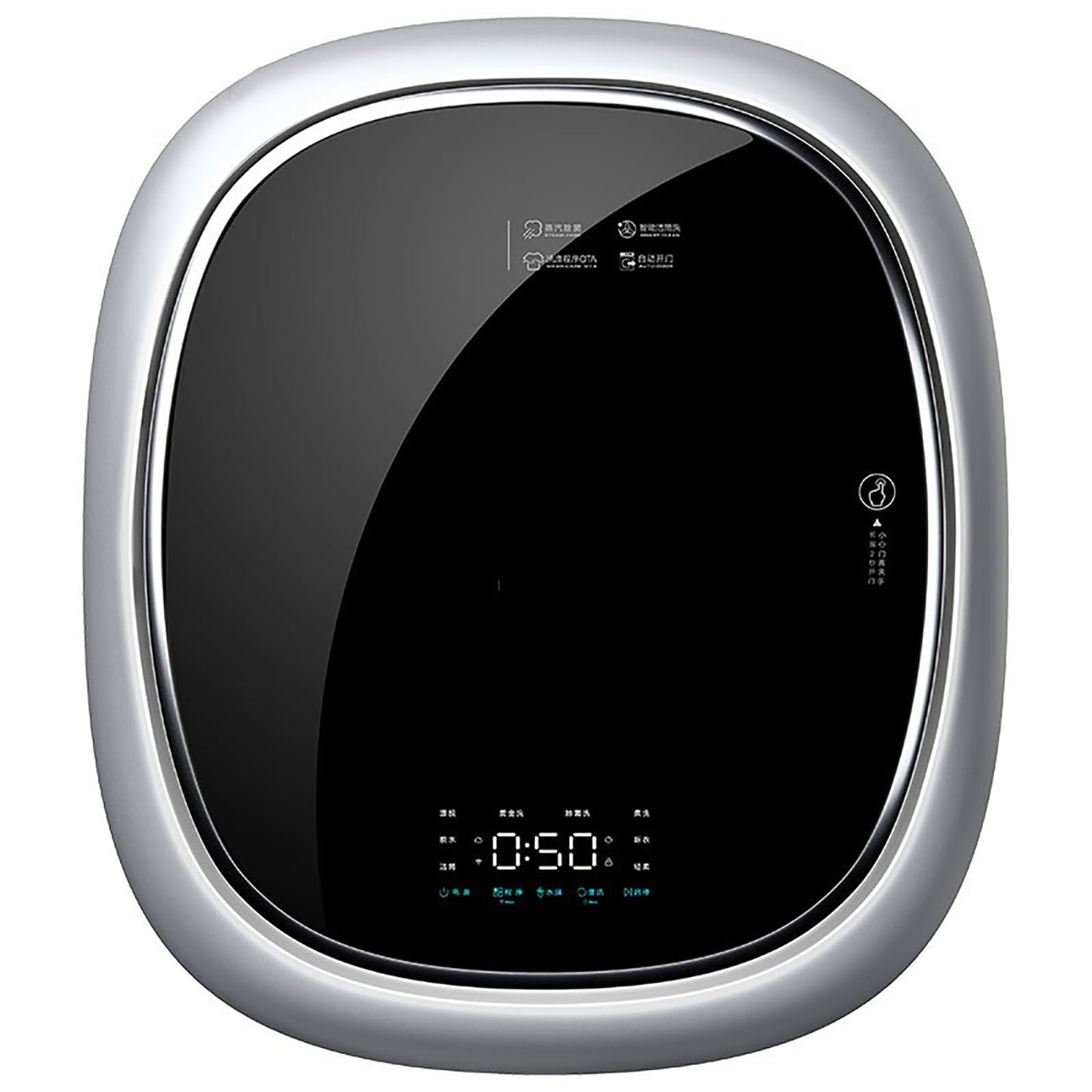 UPIKIT Wall-Mounted Mini Drum Washing Machine, 3kg Capacity, Front Load, Full-Automatic, White, High Efficiency