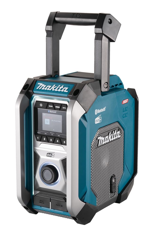 Makita MR007GZ 12V Max CXT to 40V Max XGT DAB/DAB+ Job Site Radio with Bluetooth