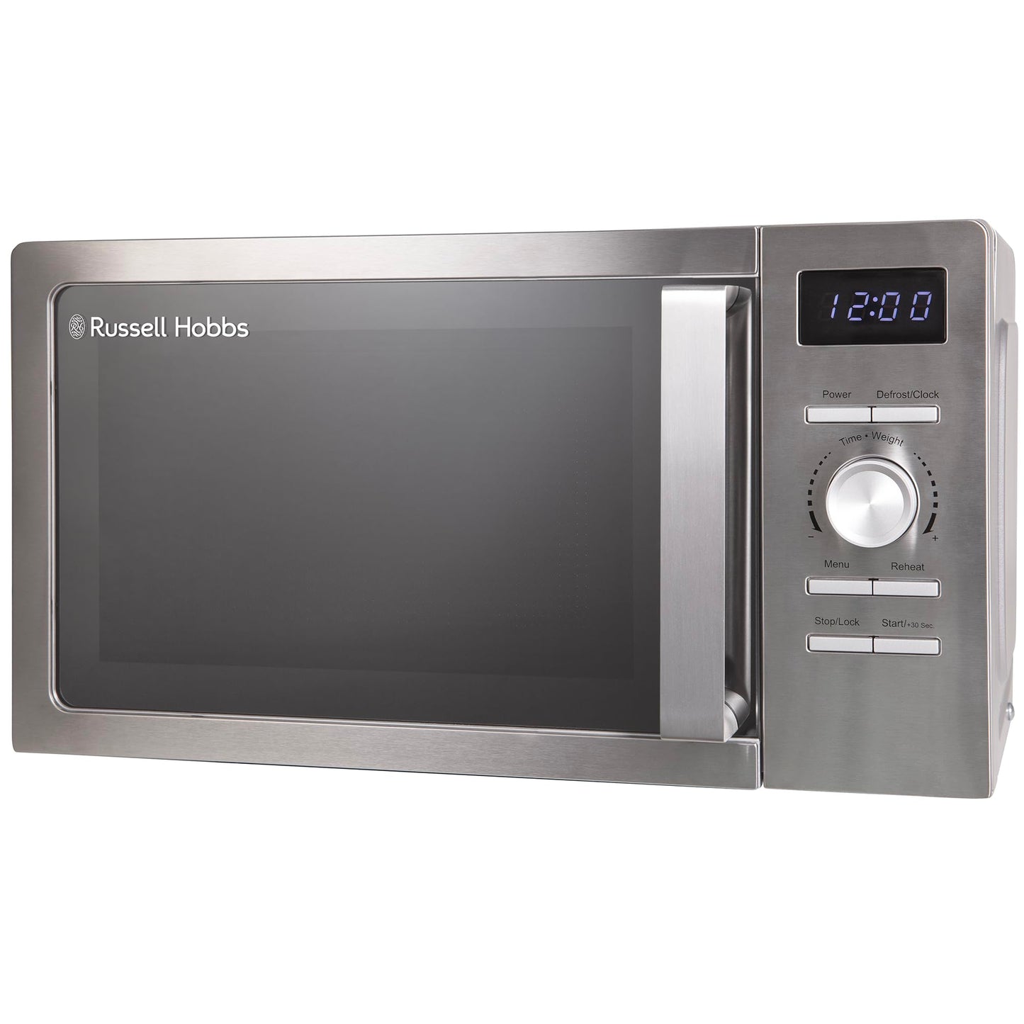 Russell Hobbs Stainless Steel Digital Microwave 20 Litre 800W Solo Digital with 5 Power Levels