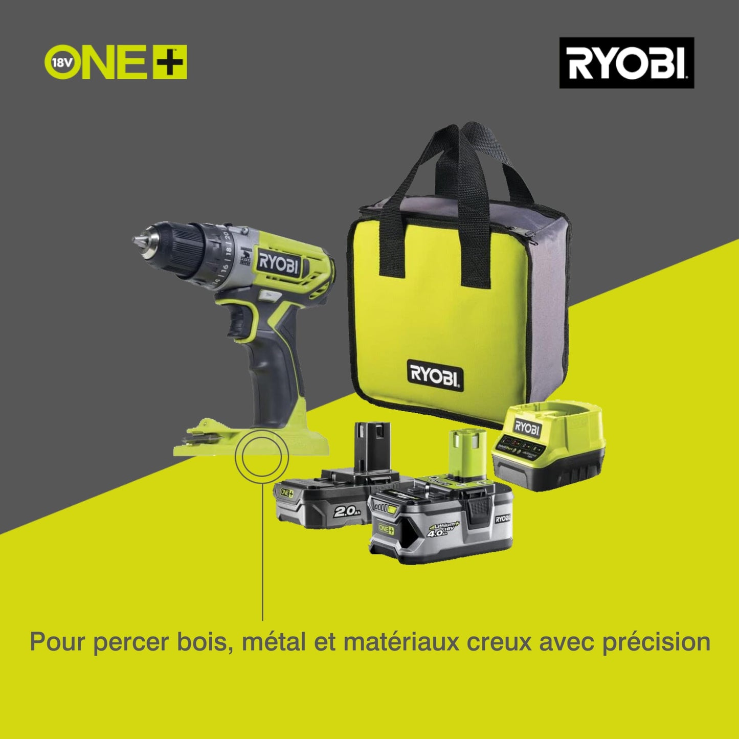 RYOBI - BRUSHLESS Motor Drill-Driver Without Carbon