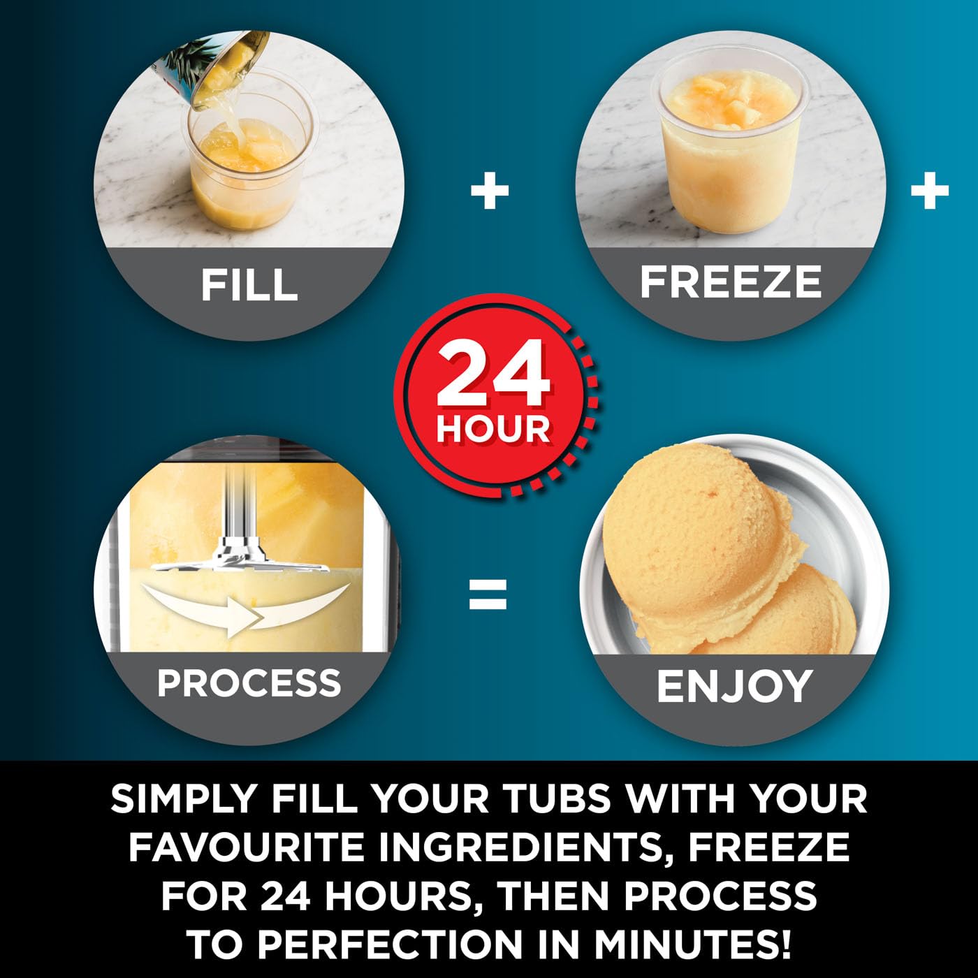 Ninja CREAMi Ice Cream Maker & Frozen Dessert Maker with 3 Tubs, 7 Programs