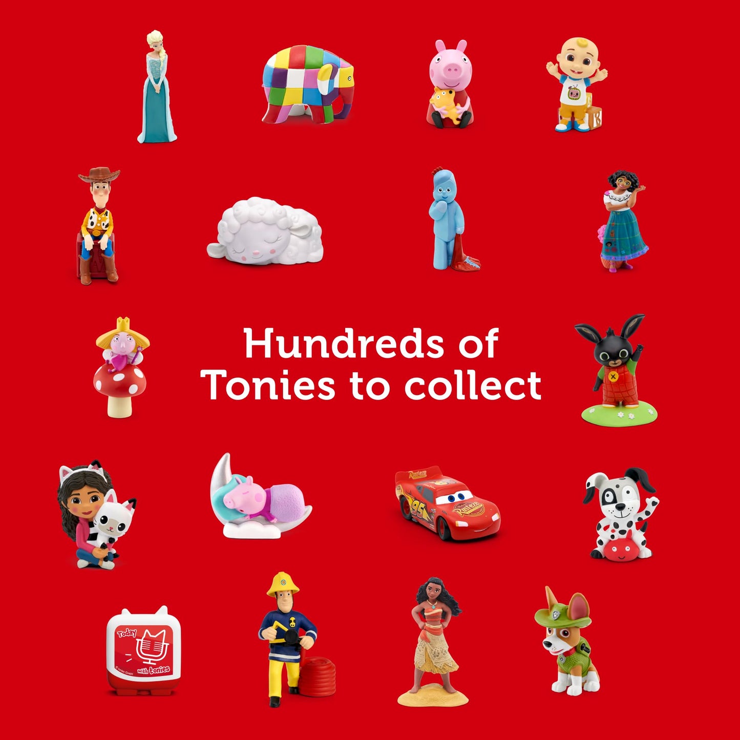 tonies Ultimate Disney Pink Toniebox Starter Set Bundle incl. with 7 Tonie Characters, Mickey Mouse