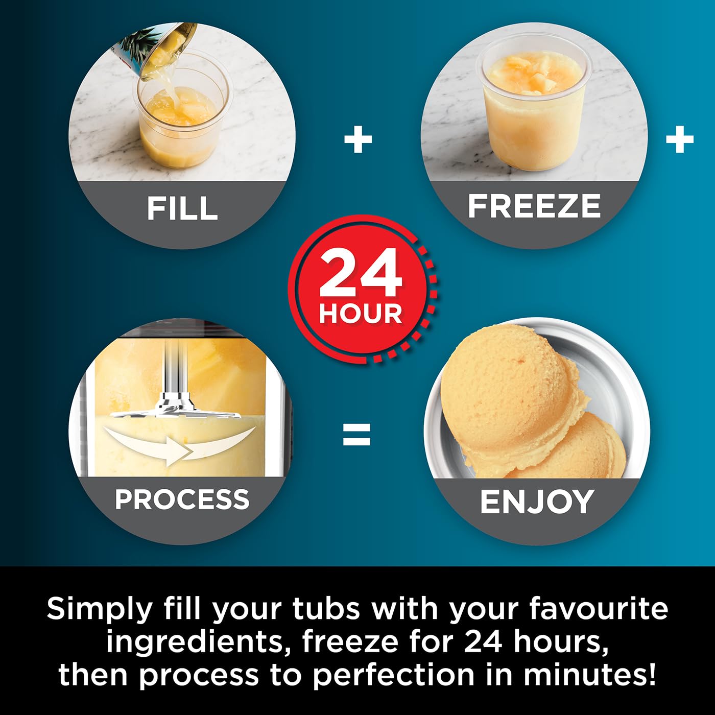 Ninja CREAMi Ice Cream Maker & Frozen Dessert Maker with 3 Tubs, 7 Programs