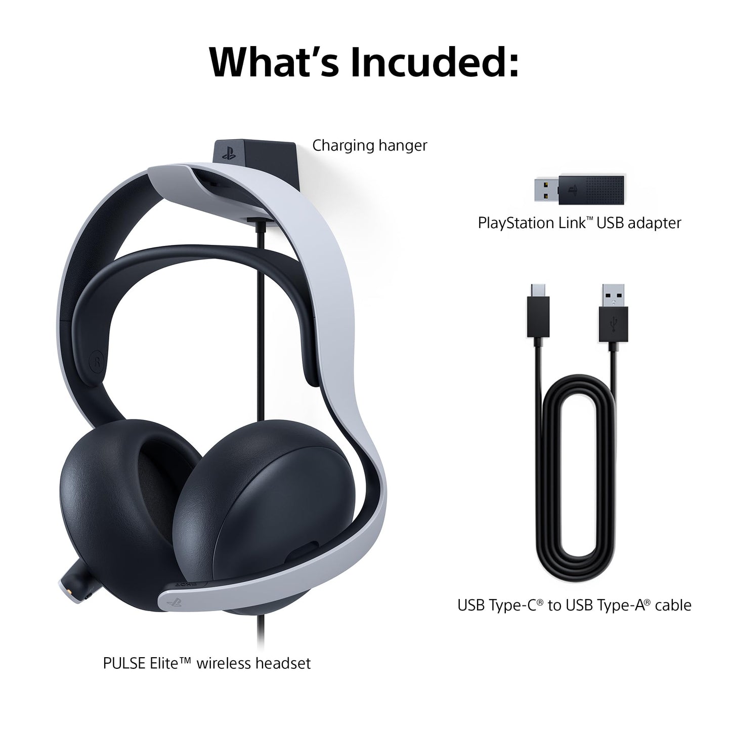 PlayStation Sony, Casque-Micro sans Fil Pulse Elite 5, PC et Mac