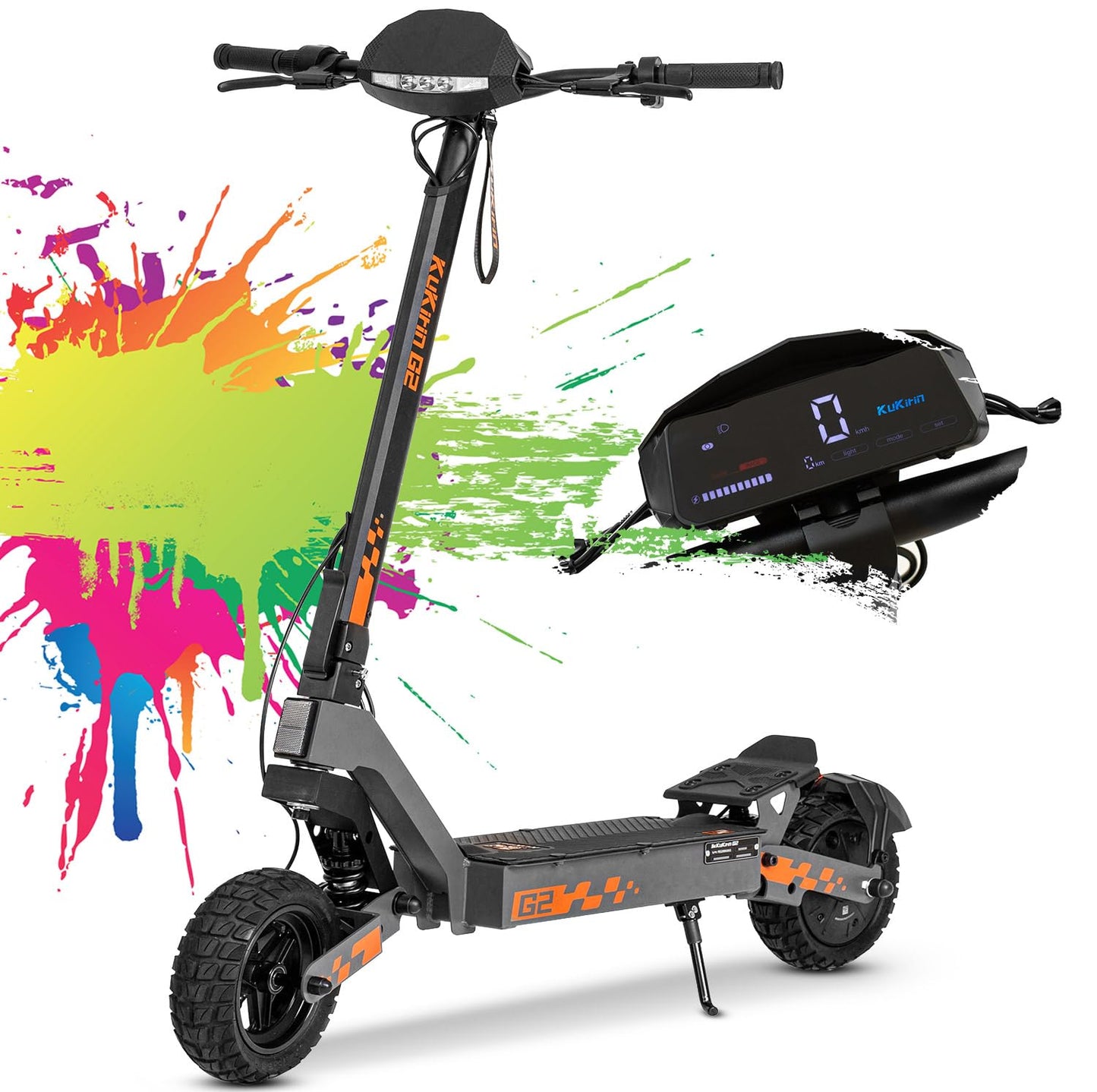 Kukirin G2 Electric Scooter for Adults, 10 Inches Vacuum tyre & 48V 15AH High Capacity Battery