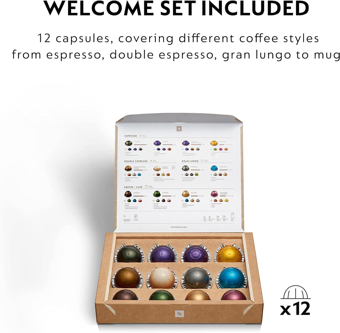 Nespresso Vertuo Next Coffee Pod Machine, Centrifusion Technology, Wi-Fi and Bluetooth Enabled