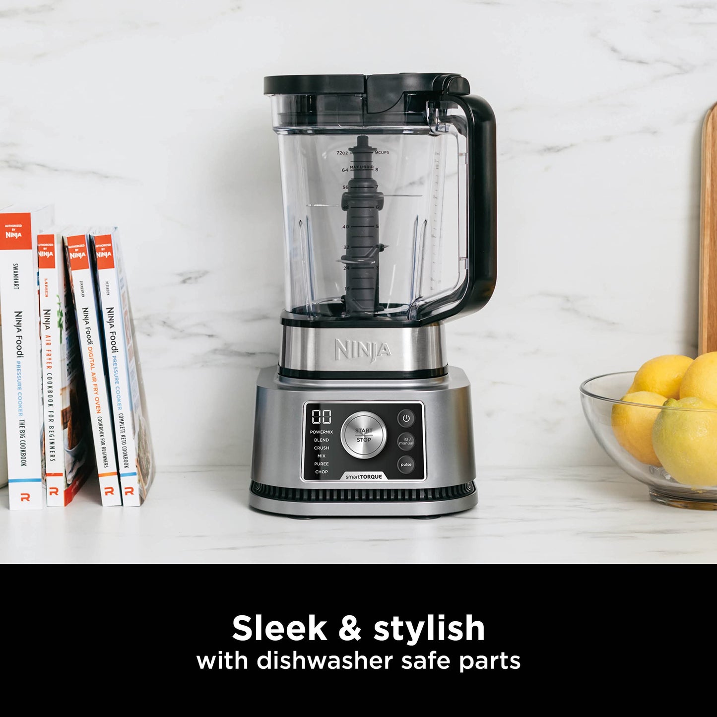 Ninja Foodi Power Nutri Blender 3-in-1, Blend Smoothie Bowls, Thick Spreads & Frozen Drinks