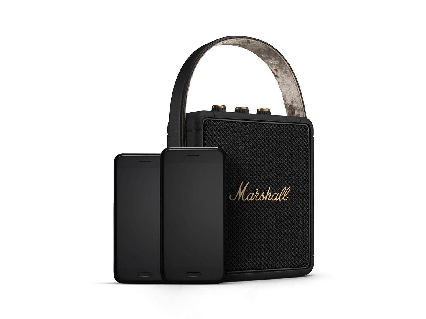 Marshall Stockwell II Wireless Portable Bluetooth Speaker - Black & Brass