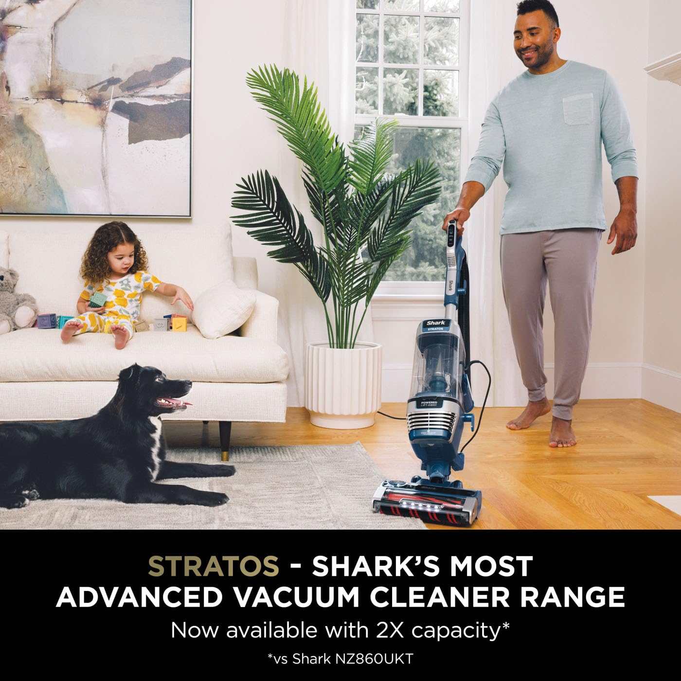 Shark Stratos XL 2.6 Litre Corded Upright Vacuum Cleaner with Anti Hair Wrap Plus & Anti Odour