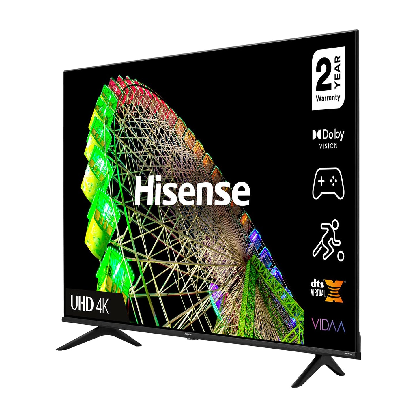 Hisense 50A6BGTUK 4K UHD Smart TV, with Dolby Vision HDR