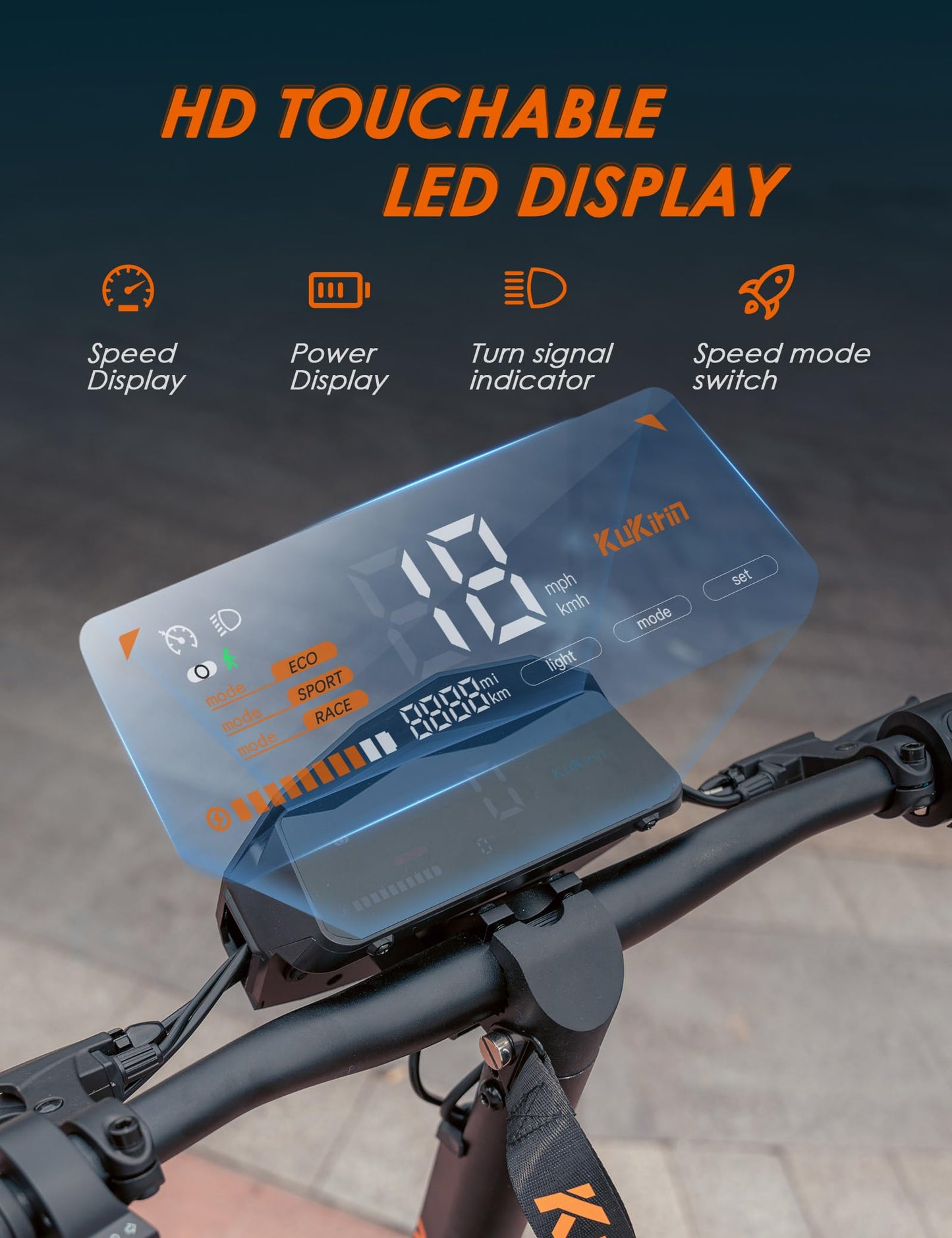 Kukirin G2 Electric Scooter for Adults, 10 Inches Vacuum tyre & 48V 15AH High Capacity Battery