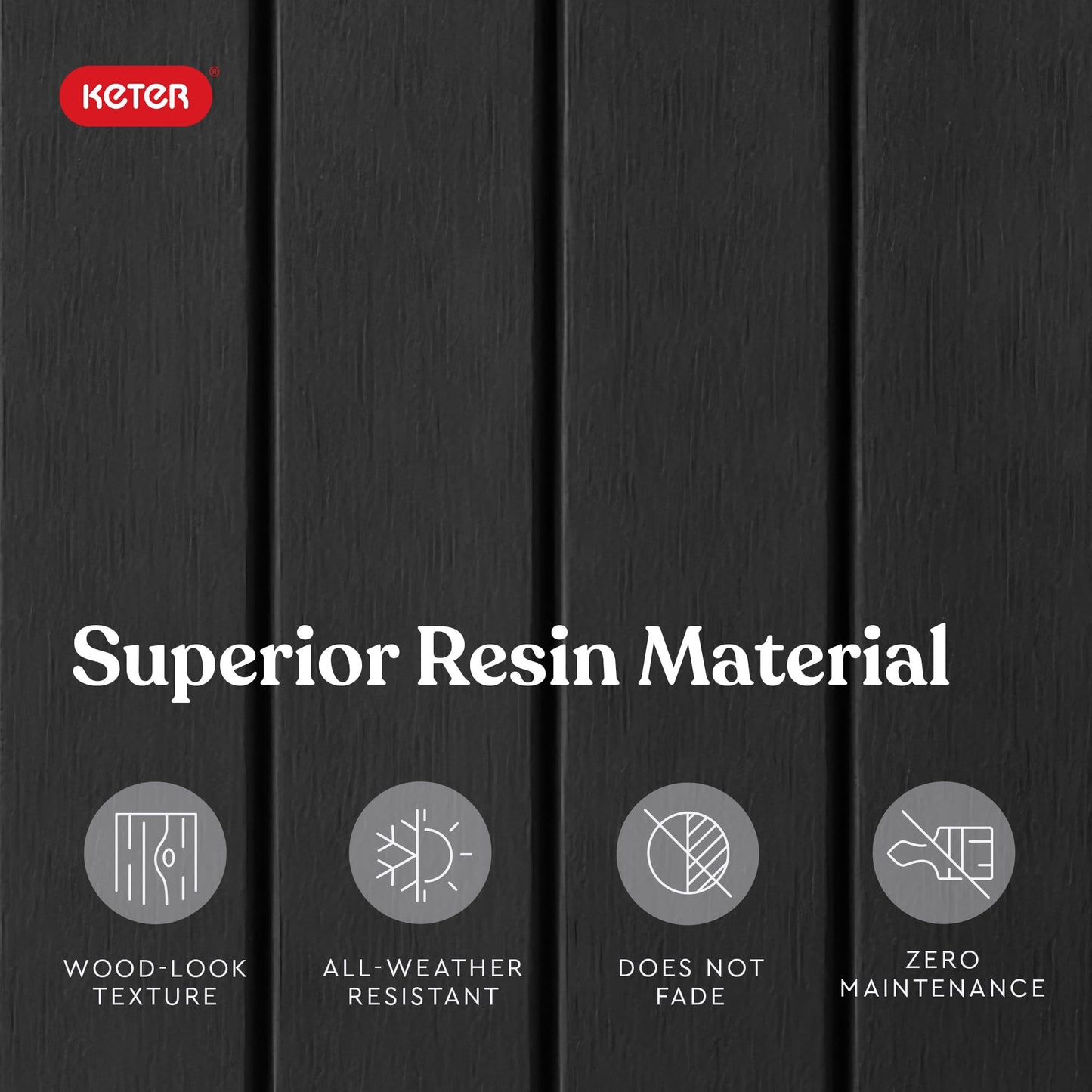 Keter Unity XL Portable Outdoor Table and Storage Cabinet with Hooks for Grill Accessories-Stainless Steel Top