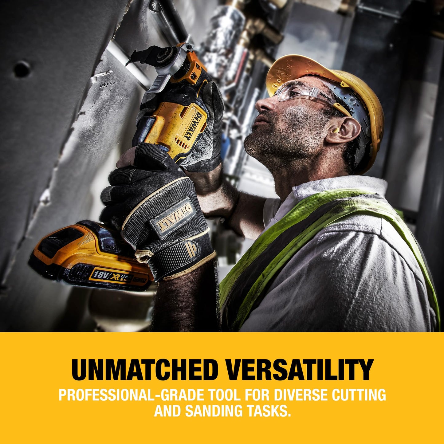 DEWALT 18V XR Brushless Oscillating Multi-Tool, Bare Unit, DCS355N-XJ