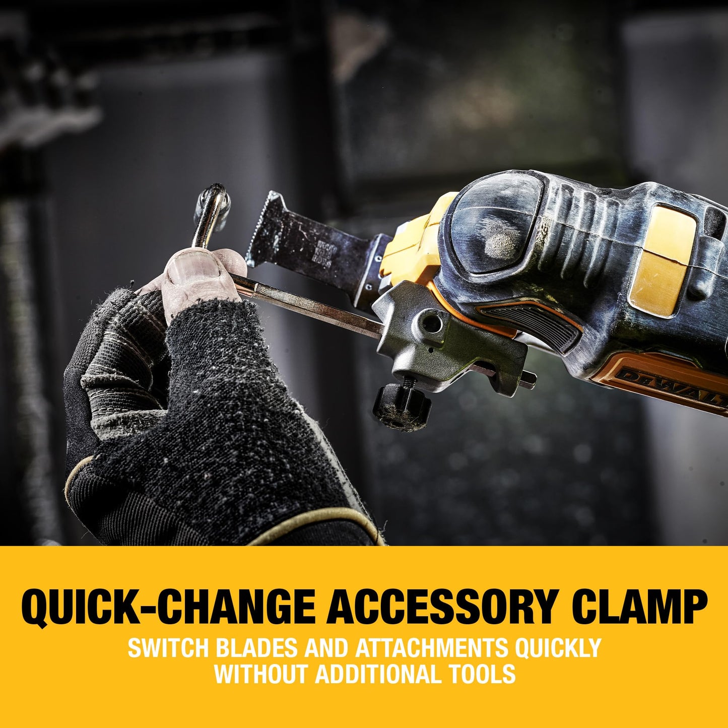 DEWALT 18V XR Brushless Oscillating Multi-Tool, Bare Unit, DCS355N-XJ