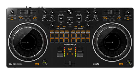Pioneer DJ - DDJ-REV1 - Scratch-style 2-channel DJ controller for Serato