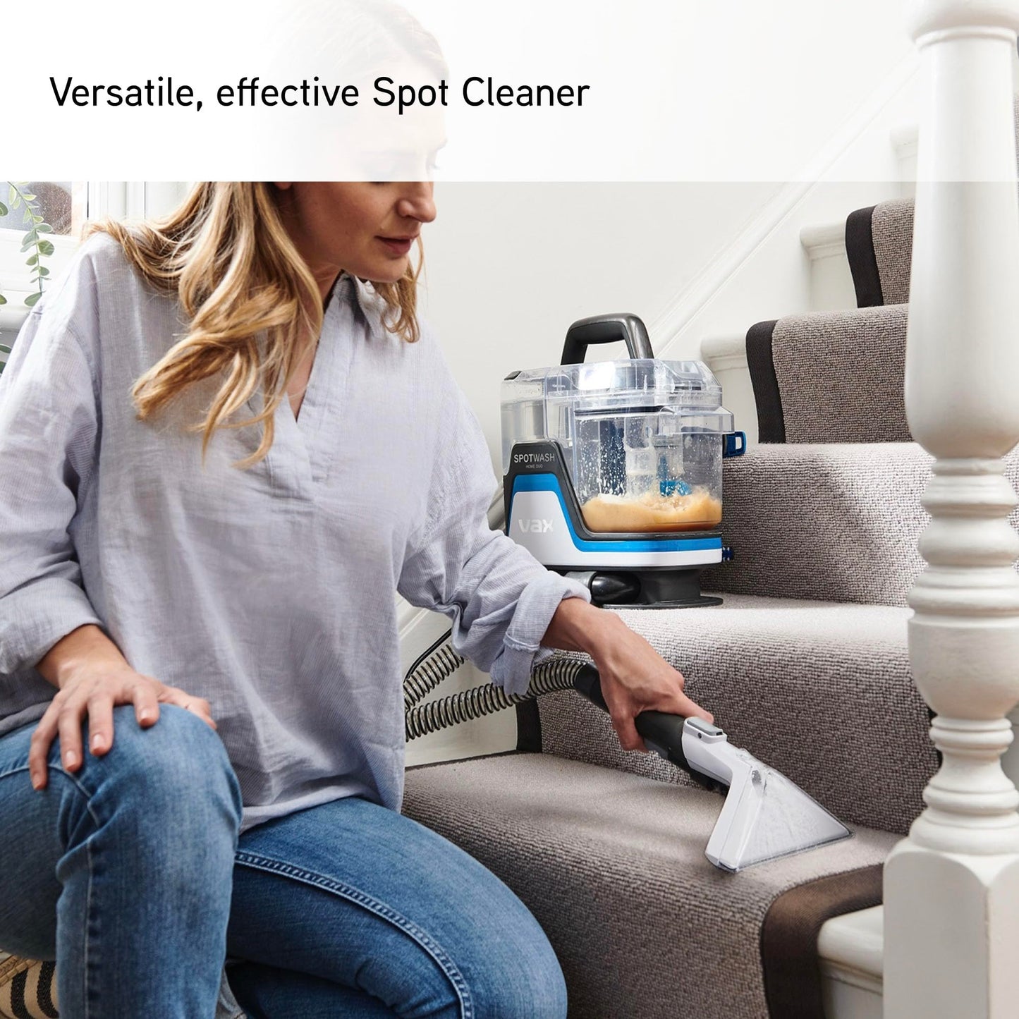 Vax CDSW-MPXP SpotWash Home Duo Spot Cleaner, Stain, Car, Upholstery, Sofa and Carpet Cleaning Machine